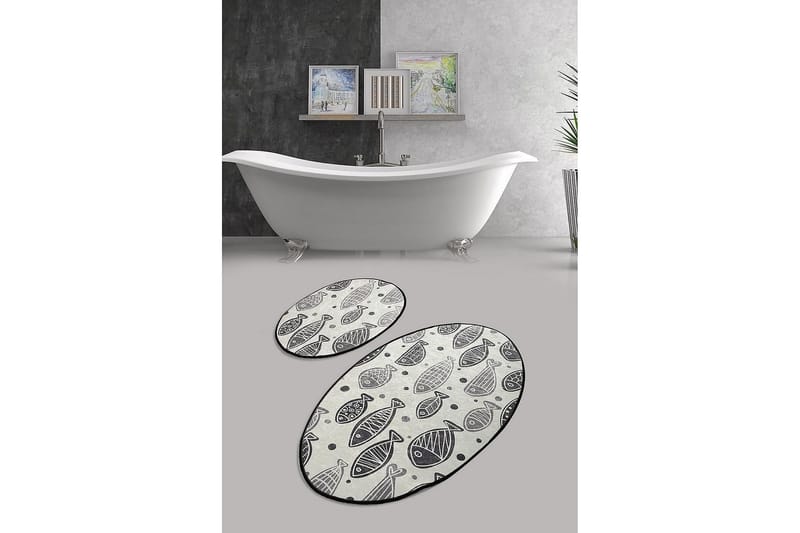 Chilai Home Badematte Sett med 2 - Multi - Tekstiler & tepper - Baderomstekstiler