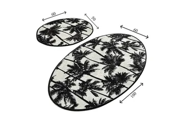 Chilai Home Badematte Sett med 2 - Multi - Tekstiler & tepper - Baderomstekstiler