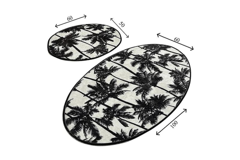 Chilai Home Badematte Sett med 2 - Multi - Tekstiler & tepper - Baderomstekstiler