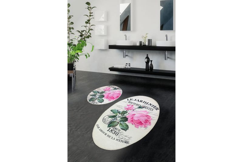 Chilai Home Badematte Sett med 2 - Multi - Tekstiler & tepper - Baderomstekstiler