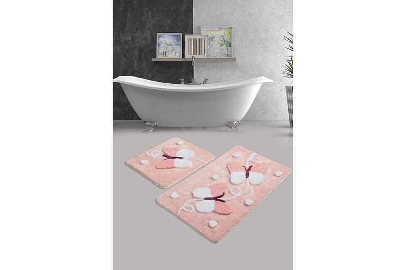 Chilai Home Badematte Sett med 2 - Multi - Tekstiler & tepper - Baderomstekstiler