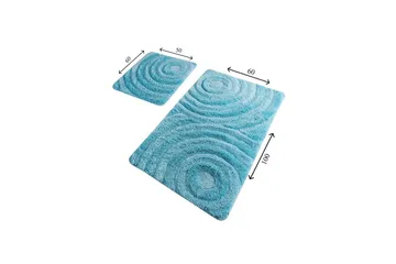 Chilai Home Badematte Sett med 2 - Multi - Tekstiler & tepper - Baderomstekstiler