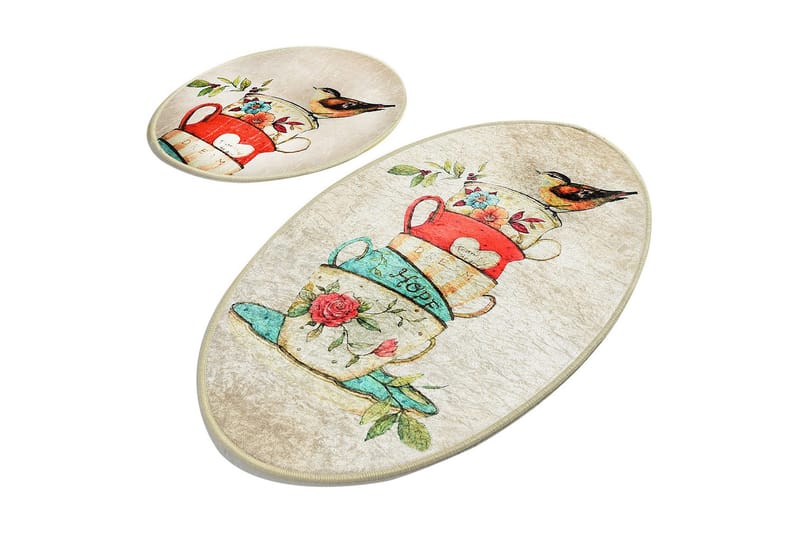 Chilai Home Badematte Sett med 2, Multi