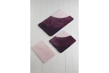 Chilai Home Badematte Sett med 3 - Multi - Tekstiler & tepper - Baderomstekstiler