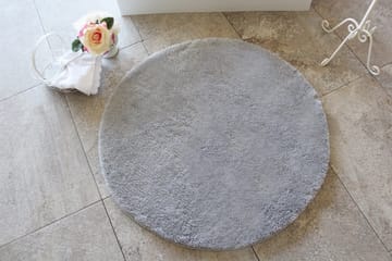 Chilai Home by Alessia Badematte 90 Rund - Grå - Tekstiler & tepper - Baderomstekstiler