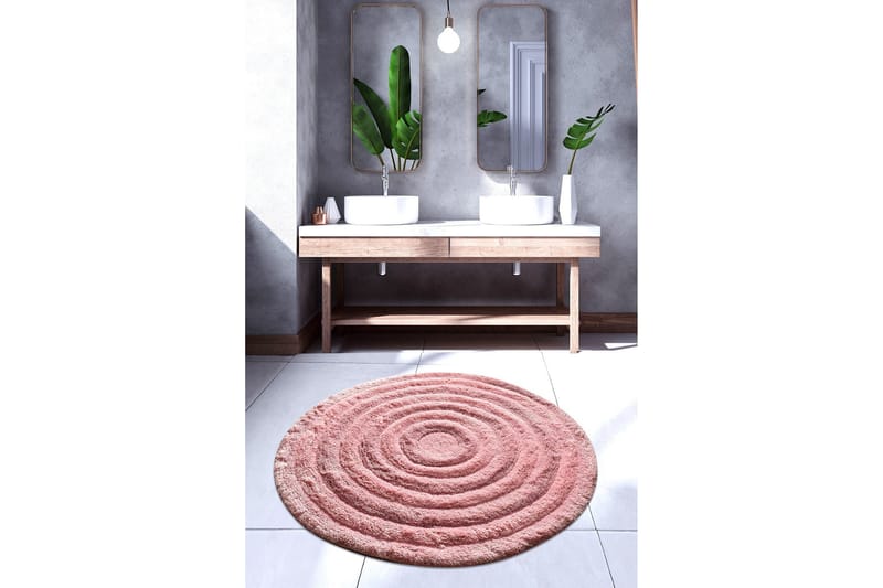 Chilai Home by Alessia Badematte 90 Rund - Multi - Tekstiler & tepper - Baderomstekstiler