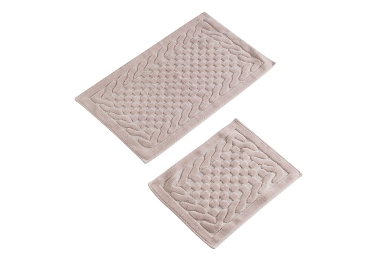 Chilai Home by Alessia Badematte Sett med 2 - Rosa - Tekstiler & tepper - Baderomstekstiler