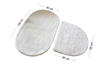 Chilai Home by Alessia Badematte Sett med 2 - Sand - Tekstiler & tepper - Baderomstekstiler