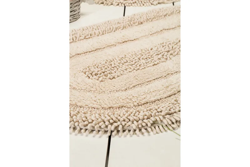 Chilai Home by Alessia Badematte Sett med 2 - Sand - Tekstiler & tepper - Baderomstekstiler