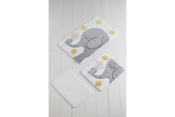Chilai Home by Alessia Badematte Sett med 3 - Multi - Tekstiler & tepper - Baderomstekstiler