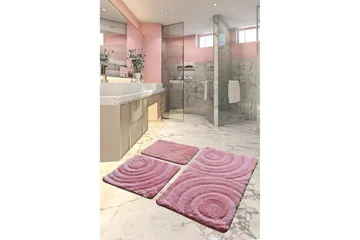 Chilai Home by Alessia Badematte Sett med 3 - Multi - Tekstiler & tepper - Baderomstekstiler