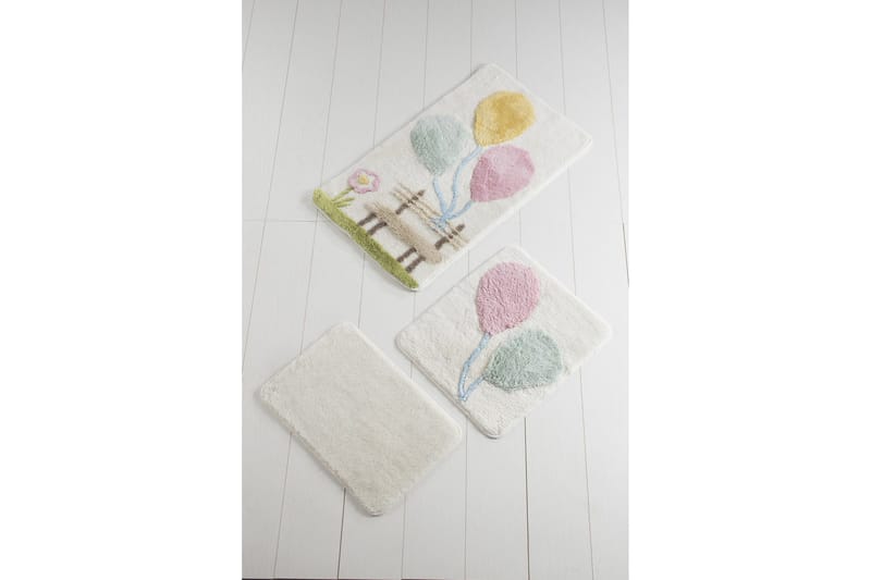 Chilai Home by Alessia Badematte Sett med 3 - Multi - Tekstiler & tepper - Baderomstekstiler