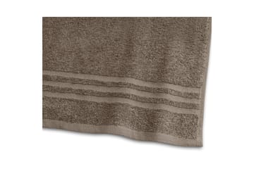 Dusjhåndkle Basic Frotté 65 x 130 cm - Brun - Tekstiler & tepper - Baderomstekstiler