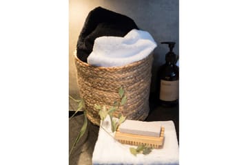 Dusjhåndkle Basic Frotté 65 x 130 cm - Hvit - Tekstiler & tepper - Baderomstekstiler