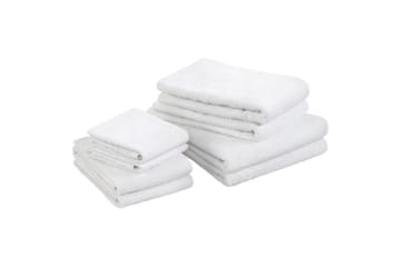 Dusjhåndkle Basic Frotté 65 x 130 cm - Hvit - Tekstiler & tepper - Baderomstekstiler