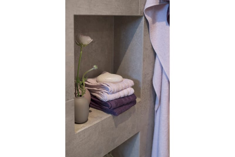 Dusjhåndkle Basic Frotté 65 x 130 cm - Rosa - Tekstiler & tepper - Baderomstekstiler