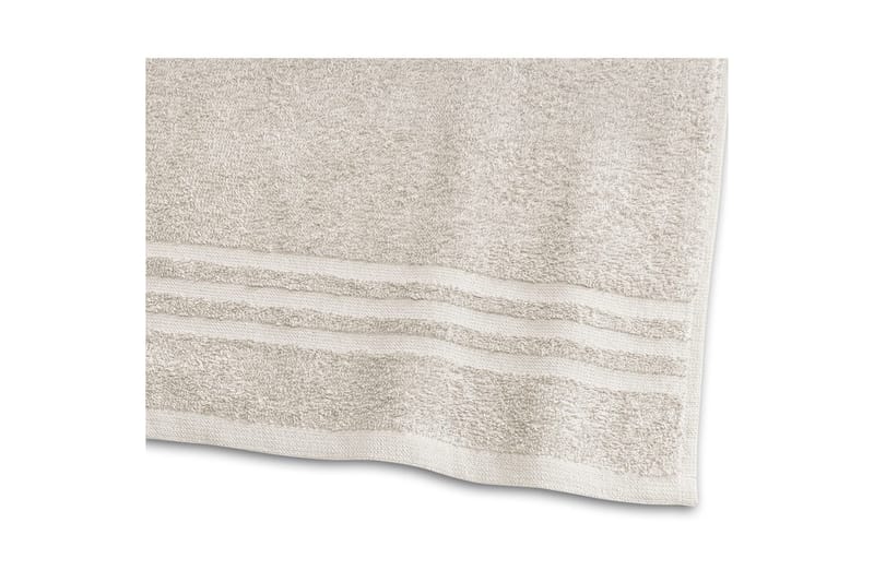 Dusjhåndkle Basic Frotté 65 x 130 cm - Sand - Tekstiler & tepper - Baderomstekstiler