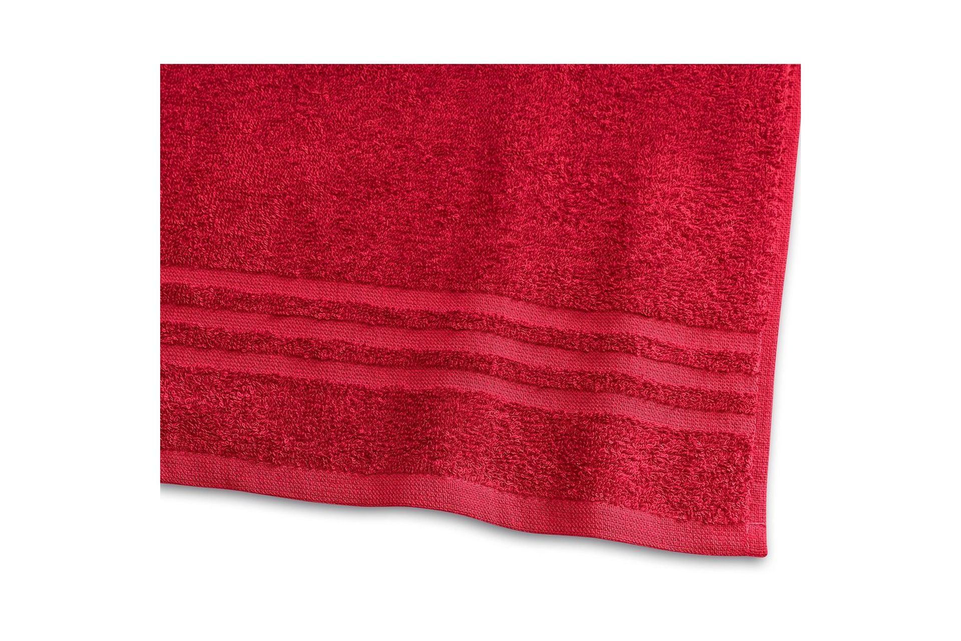 Frotté Basic 30 x 50 cm Rød - Rød - Tekstiler & tepper - Baderomstekstiler