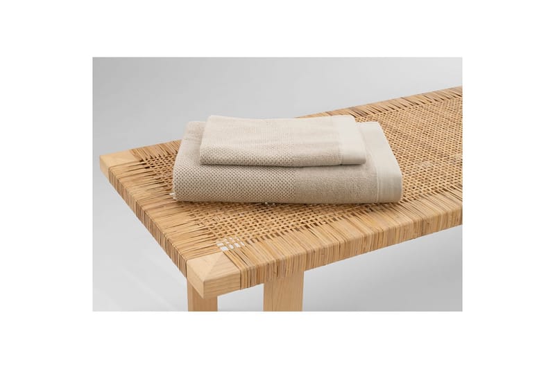 Frotté Enzo 50 x 70 cm Sand - Sand - Tekstiler & tepper - Baderomstekstiler