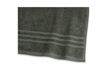 Gjesthåndkle Basic Frotté - Mørk grønn - Tekstiler & tepper - Baderomstekstiler