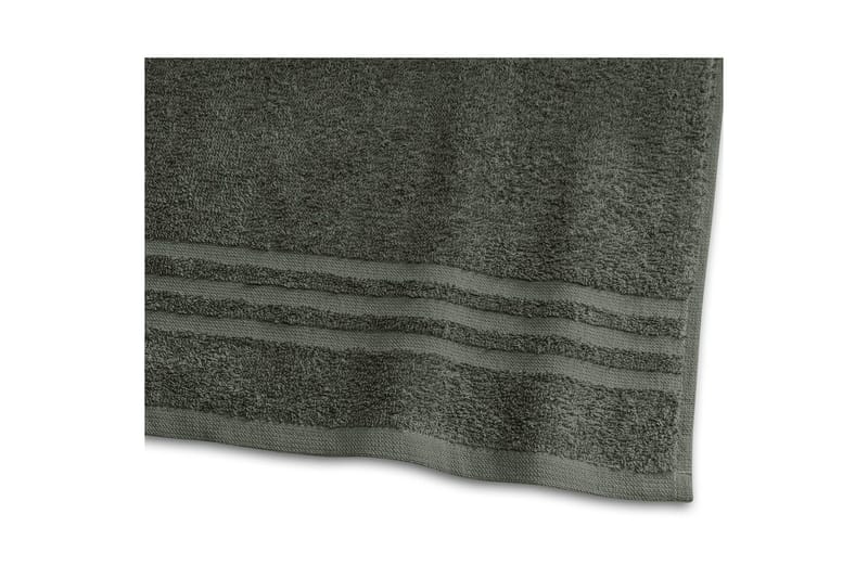 Gjesthåndkle Basic Frotté - Mørk grønn - Tekstiler & tepper - Baderomstekstiler