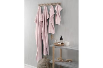 Gästehåndkle Basic Frotté - Rosa - Tekstiler & tepper - Baderomstekstiler - Håndklær