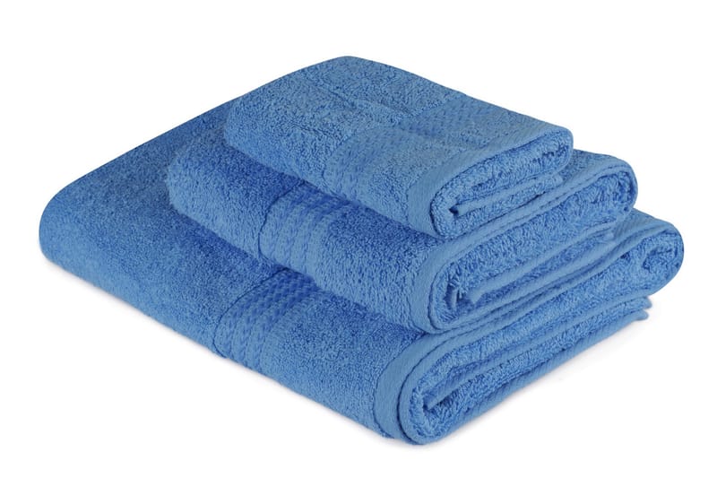 Håndkle Hobby Set om 3 - Bl�å - Håndklær