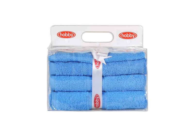 Håndkle Hobby Set om 3 - Blå - Håndklær