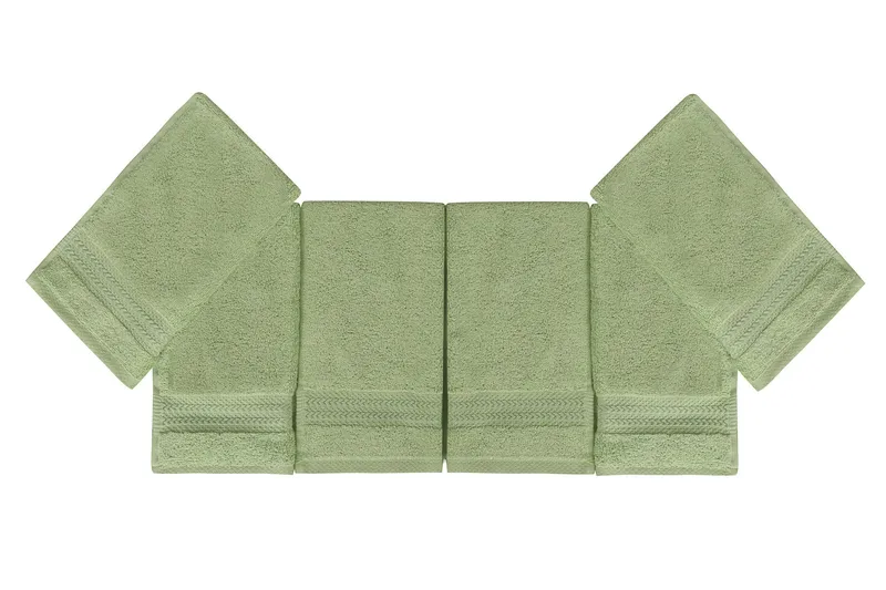 Hobby Håndkle 30x50 cm 6-pk - Grønn - Tekstiler & tepper - Baderomstekstiler - Håndklær
