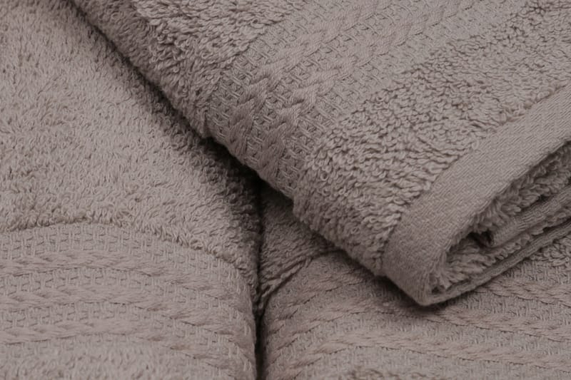 Hobby Håndkle Set om 3 - Grå - Tekstiler & tepper - Baderomstekstiler - Håndklær