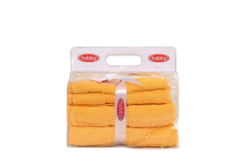 Hobby Håndkle Set om 3 - Mørkegul - Tekstiler & tepper - Baderomstekstiler - Håndklær