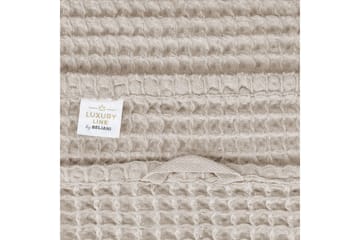 Håndkle Areora sett med 4 Beige - Beige - Tekstiler & tepper - Baderomstekstiler