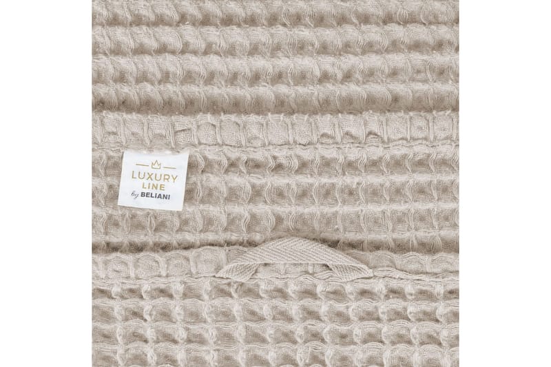 Håndkle Areora sett med 4 Beige - Beige - Tekstiler & tepper - Baderomstekstiler