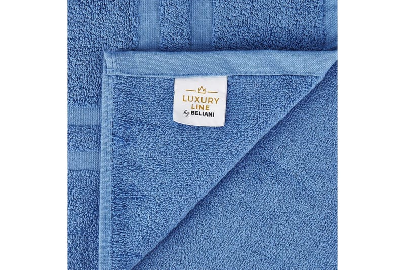 Håndkle Areora sett med 9 Blå - Blå - Tekstiler & tepper - Baderomstekstiler - Håndklær