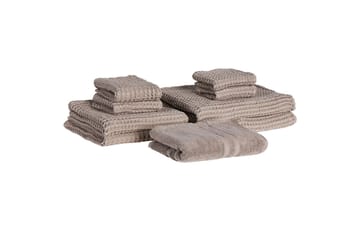 Håndkle Areora sett med 9 Taupe