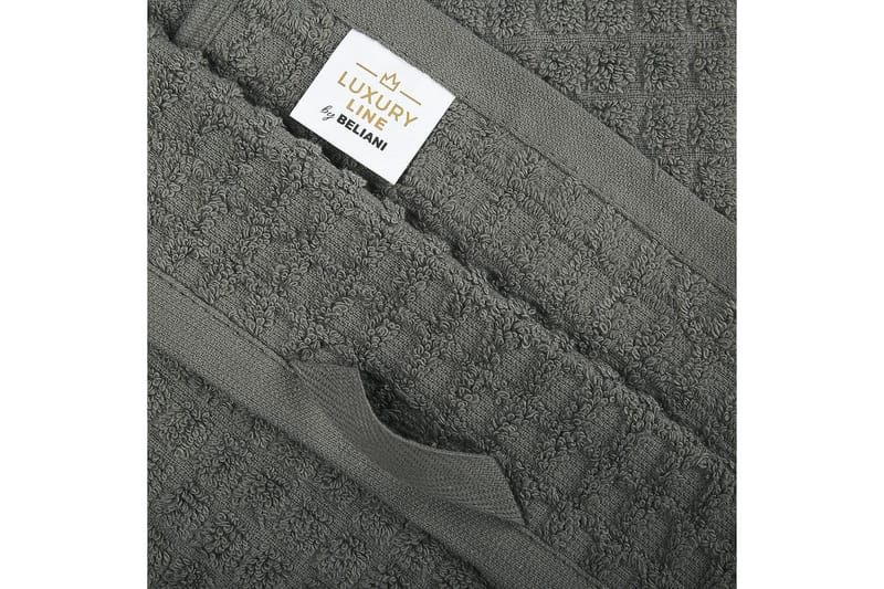 Håndkle Atai sett på 4 Grå - Grå - Tekstiler & tepper - Baderomstekstiler - Håndklær