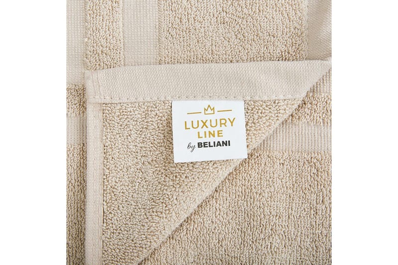 Håndkle Atai sett på 9 Beige - Beige - Tekstiler & tepper - Baderomstekstiler - Håndklær