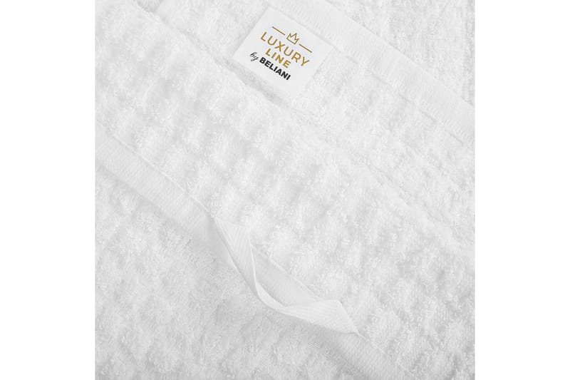 Håndkle Atai sett på 4 Hvit - Hvit - Tekstiler & tepper - Baderomstekstiler - Håndklær