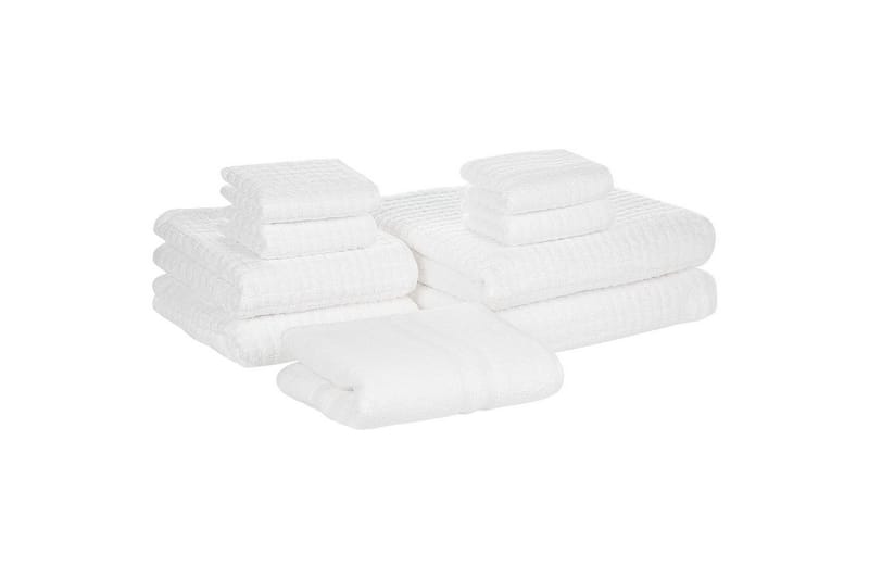 Håndkle Atai sett på 9 Hvit, Hvit