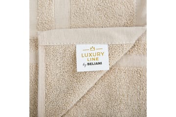 Håndkle Atai sett på 9 Beige - Beige - Tekstiler & tepper - Baderomstekstiler - Håndklær