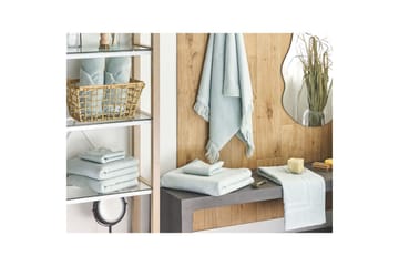 Håndkle Atiu sett på 9 Grønn - Grønn - Tekstiler & tepper - Baderomstekstiler - Håndklær