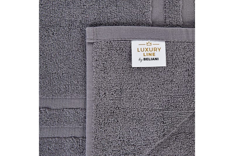 Håndkle Atiu sett på 9 Grå - Grå - Tekstiler & tepper - Baderomstekstiler - Håndklær