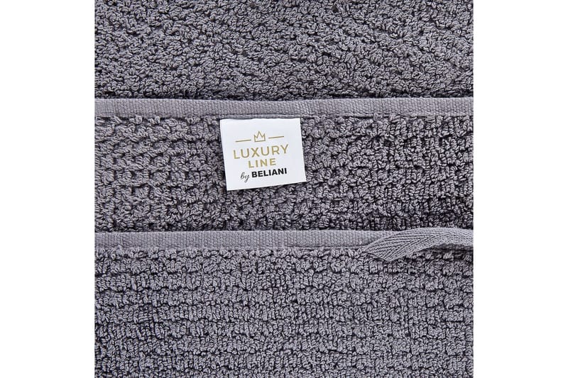 Håndkle Atiu sett på 9 Grå - Grå - Tekstiler & tepper - Baderomstekstiler - Håndklær