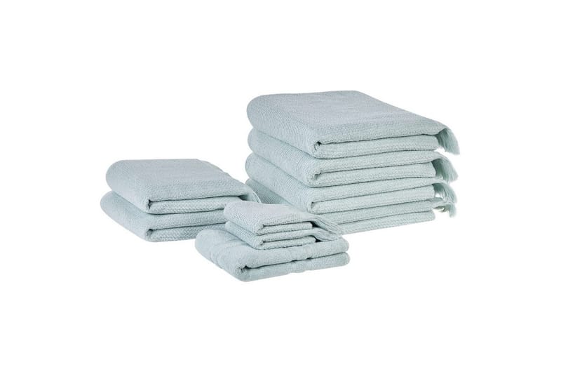 Håndkle Atiu sett på 9 Grønn, Grønn