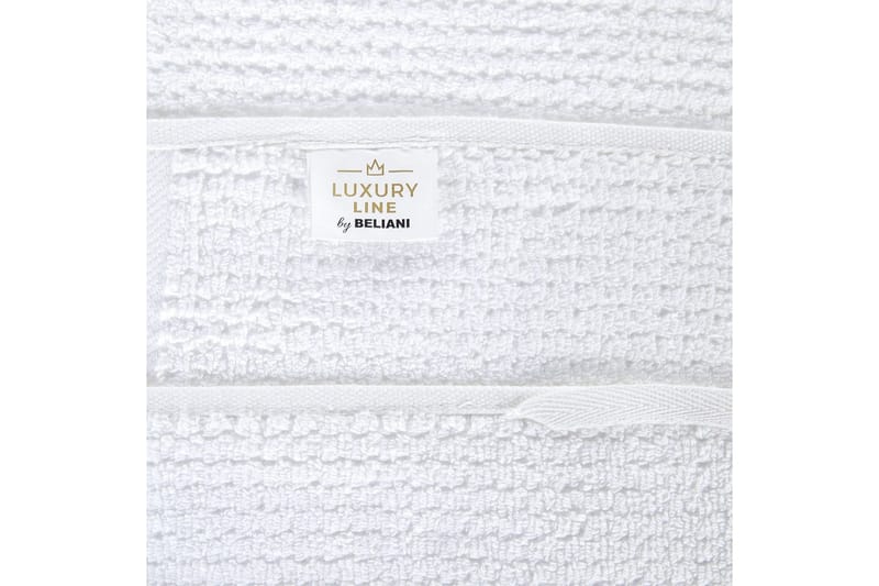 Håndkle Atiu sett på 9 Hvit - Hvit - Tekstiler & tepper - Baderomstekstiler - Håndklær