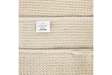Håndkle Atiu sett på 2 Beige - Beige - Tekstiler & tepper - Baderomstekstiler