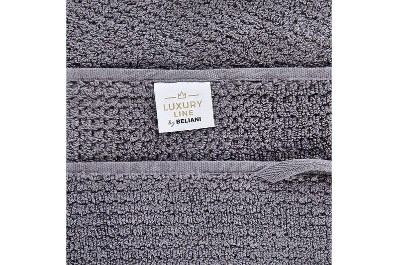 Håndkle Atiu sett på 2 Grå - Grå - Tekstiler & tepper - Baderomstekstiler