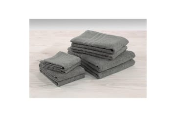 Håndkle Basic Frotté - Grå - Tekstiler & tepper - Baderomstekstiler