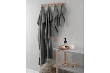 Håndkle Basic Frotté - Grå - Tekstiler & tepper - Baderomstekstiler