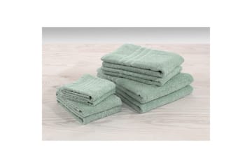 Håndkle Basic Frotté - Grønn - Tekstiler & tepper - Baderomstekstiler